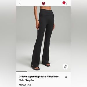 Lululemon flared leggings